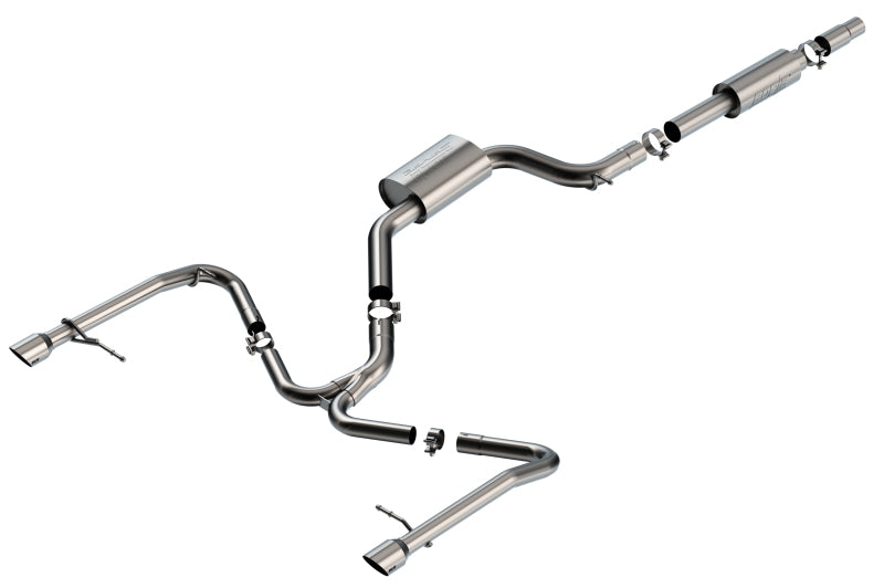 Borla 19-21 VW GLI 2.0L S-Type 3.5in x 5.5in Tip Cat-Back Exhaust for performance offroad parts Main image