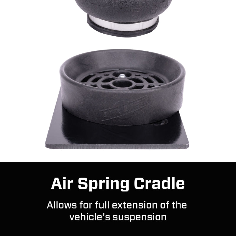 Air Lift 20-25 Jeep Gladiator (4WD) Load Lifter 5000 Air Spring Kit w/ Cradle Air Spring Cradle for full extension