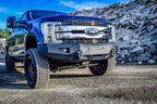 DV8 Offroad 2017+ Ford F-250/F-350/F-450 Front Bumper mounted on truck