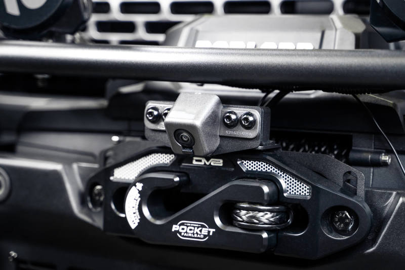 DV8 Offroad 21-23 Ford Bronco Front Camera Relocation Bracket for unobscured view