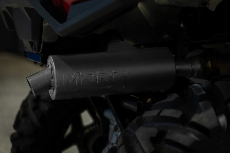 MBRP 01-05 Polaris Sportsman 400 / 06-07 Sportsman 450 Slip-On Combination Exhaust w/Sport Muffler Secondary image