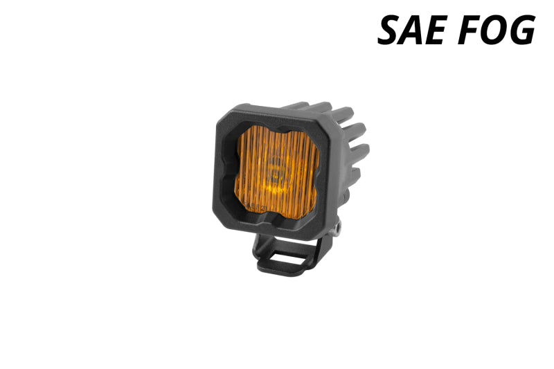 Diode Dynamics Stage Series C1 LED Pod - Yellow SAE Fog Standard ABL Each Secondary image