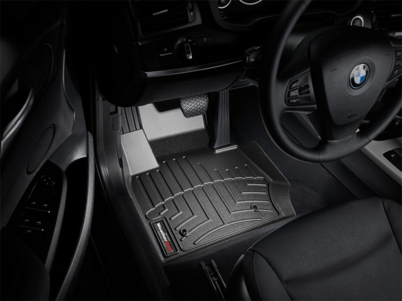 WeatherTech 11+ BMW X3 Front FloorLiner - Black in car