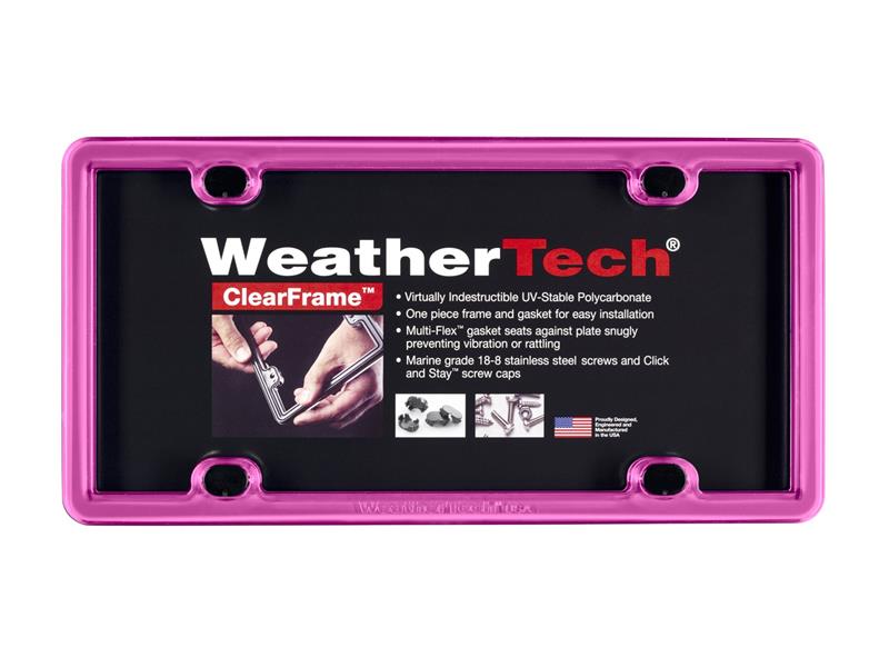 WeatherTech ClearFrame - Hot Pink Secondary image