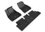 3D MAXpider 2020-2022 Tesla Model 3 Elitect 1st & 2nd Row Floormats - Black, durable car floor liners for superior protection.