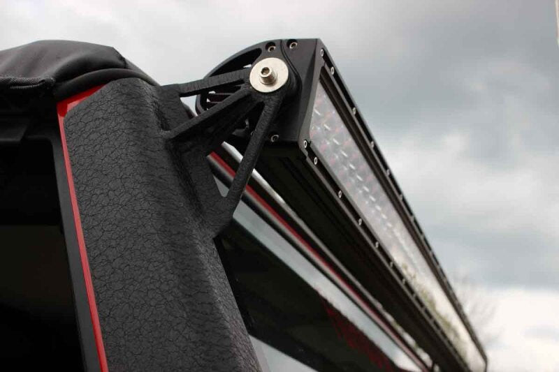Fishbone Offroad 97-06 Jeep Wrangler TJ 52In Light Bar Bracket - Black Textured Powdercoat Secondary image