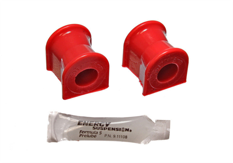 Energy Suspension 70-78 Nissan 240Z/260Z/280Z Red 18mm Front Sway Bar Frame Bushings and pre-lube package.