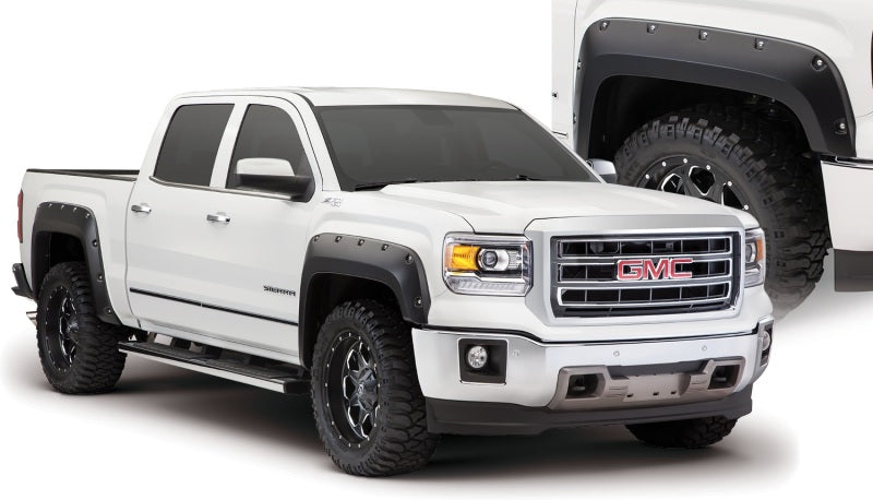 Bushwacker 16-18 GMC Sierra 1500 Pocket Style Flares 4pc - Black Secondary image