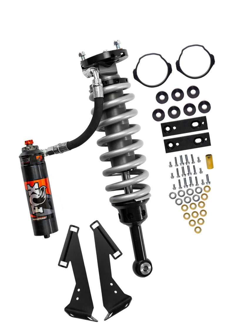 FOX 05+ Toyota Tacoma Performance Elite 2.5 Series Shock Front 2-3in Lift for offroad performance upgrades