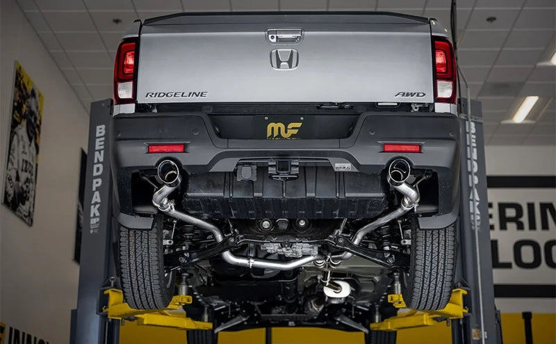 Magnaflow 2021+ Honda Ridgeline 3.5L NEO Cat-Back Exhaust System installed