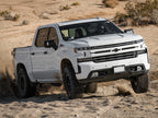 ICON 2019+ GM 1500 1.5-3.5in Stage 1 Suspension System in action off-roading.