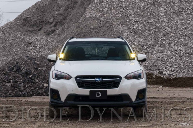 Diode Dynamics 18-21 Subaru Crosstrek Sport SS3 LED Ditch Light Kit - Yellow Combo Secondary image