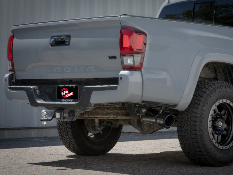 aFe 16-22 Toyota Tacoma Apollo GT Series 2.5in. - 3in. 409 SS Cat-Back Exhaust w/ Polished Tip Secondary image