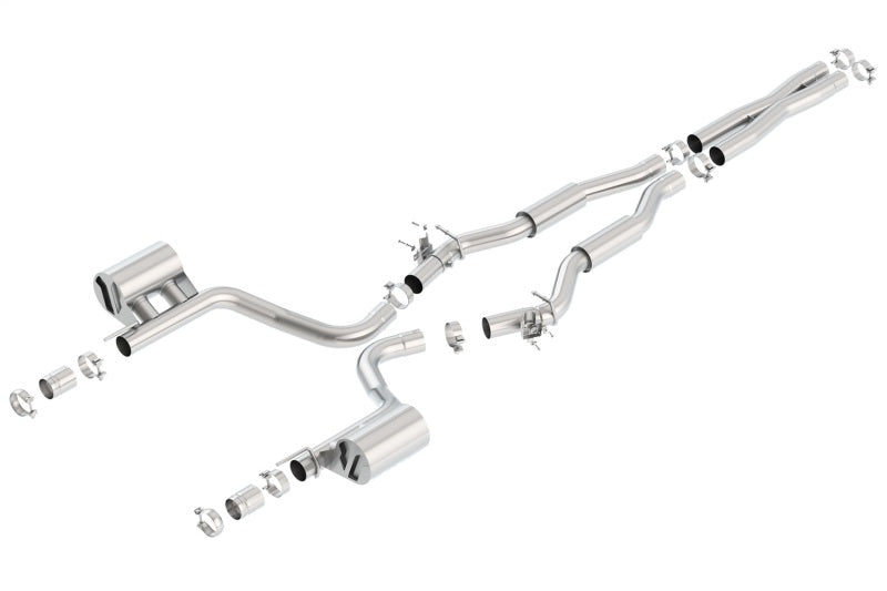 Borla 2015 Dodge Challenger Hellcat 6.2L V8 S-TYPE Catback Exhaust No Tips Factory Valance Secondary image