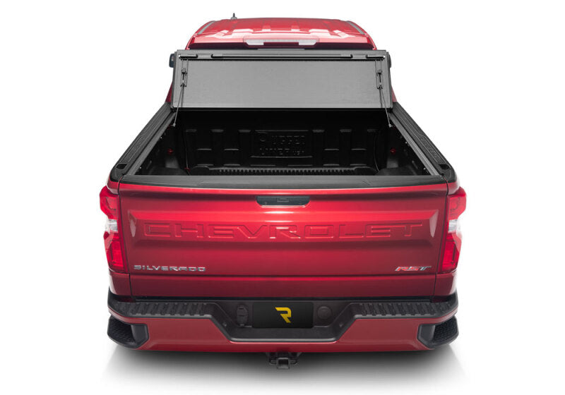 BAK 88-14 Chevy Silverado & C/K 8ft Bed (2014 HD / 2500 / 3500) BAKFlip G2 on a red truck