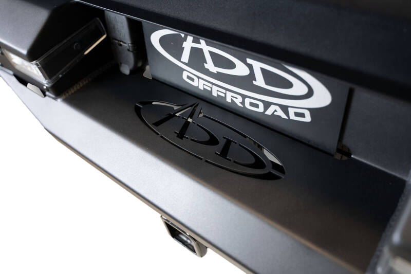 Addictive Desert Designs 22-23 Toyota Tundra Stealth Fighter Winch Rear Bumper with ADD Offroad logo
