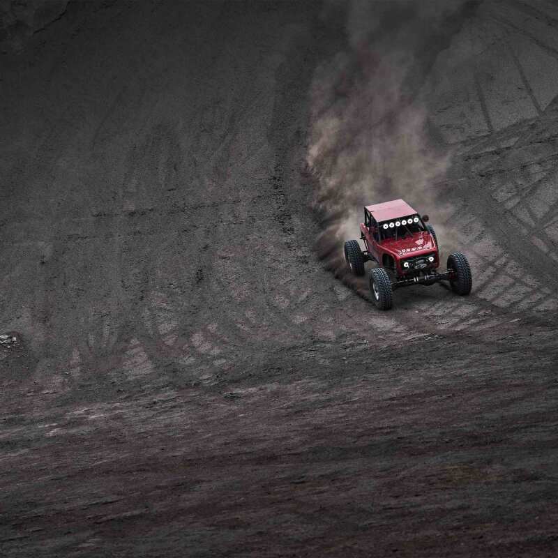 KC HiLiTES Gravity Titan LED Light Bar - 39in. (6-Light) on off road truck