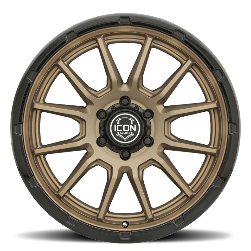 ICON Alloys Cajon 20x9 / 5x150 / 16mm / 5.625in BS Satin Bronze Wheel w/ GB Lip Secondary image
