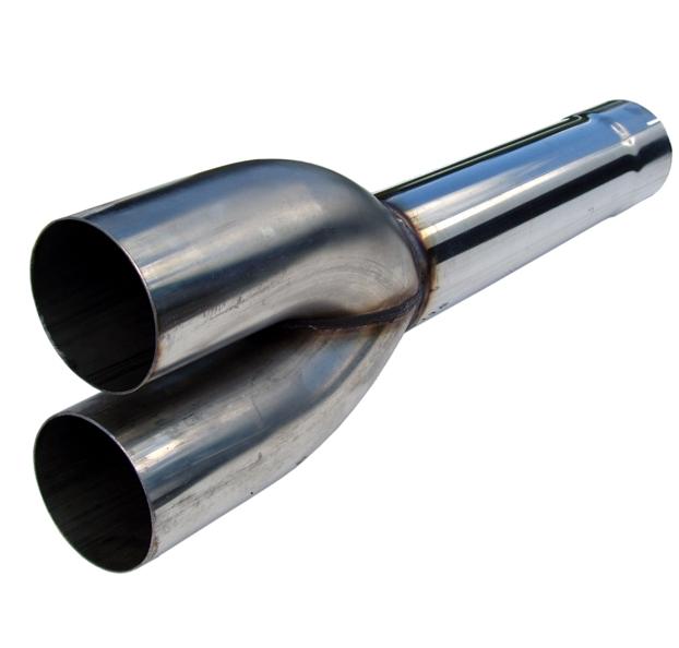 MBRP Universal Dodge Replaces all 36 overall length mufflers 36 Muffler Delete Pipe Aluminized Secondary image