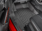 WeatherTech 2021+ Ford Bronco Front FloorLiner HP - Black for offroad performance upgrades, protecting vehicle footwell.