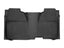 WeatherTech 15-19 GMC Sierra / Sierra Denali 2500HD/3500HD (Crew Cab) Rear FloorLiner HP - Black in black rubber material