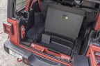 Tuffy Jl Locking Cubby Cover- Blk 2019+ Jl Wrangler interior view
