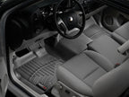 WeatherTech 07-13 GMC Sierra Front FloorLiner - Black in vehicle interior