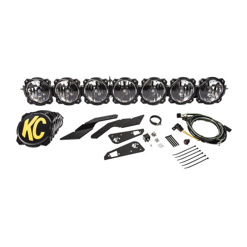 KC HiLiTES Can-Am X3 45in. Pro6 Gravity LED 7-Light 140w Combo Beam Overhead Light Bar System Secondary image