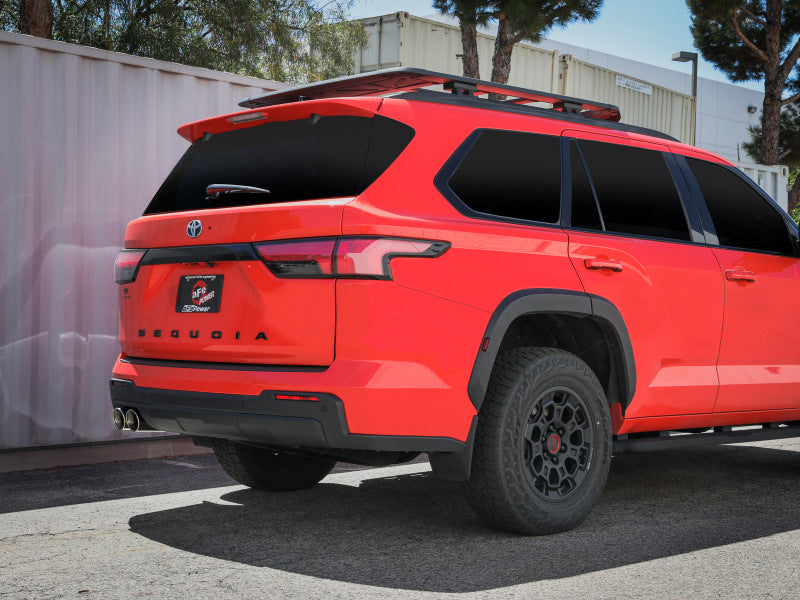 aFe 23-24 Toyota Sequoia V6 3.4L Vulcan Series 2-1/2in to 3in 304 SS Cat-Back Exhaust w/Polished Tip Secondary image