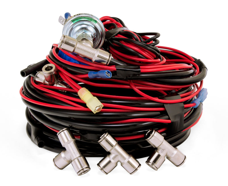 Air Lift Load Controller Ii - Single Gauge w/ Lps 5 PSI Min. wiring harness for offroad performance upgrades.