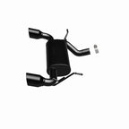 MagnaFlow 07-17 Jeep Wrangler JK 3.8/3.6L Dual Split Rear Exit Black Axle-Back Exhaust view from above