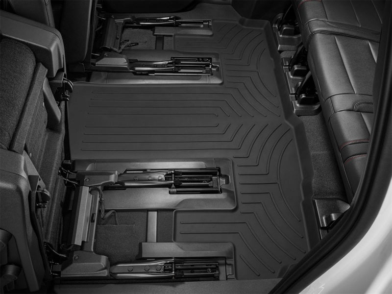 WeatherTech 2021+ Cadillac Escalade ESV Rear 2nd Row FloorLiner HP - Black for vehicle protection