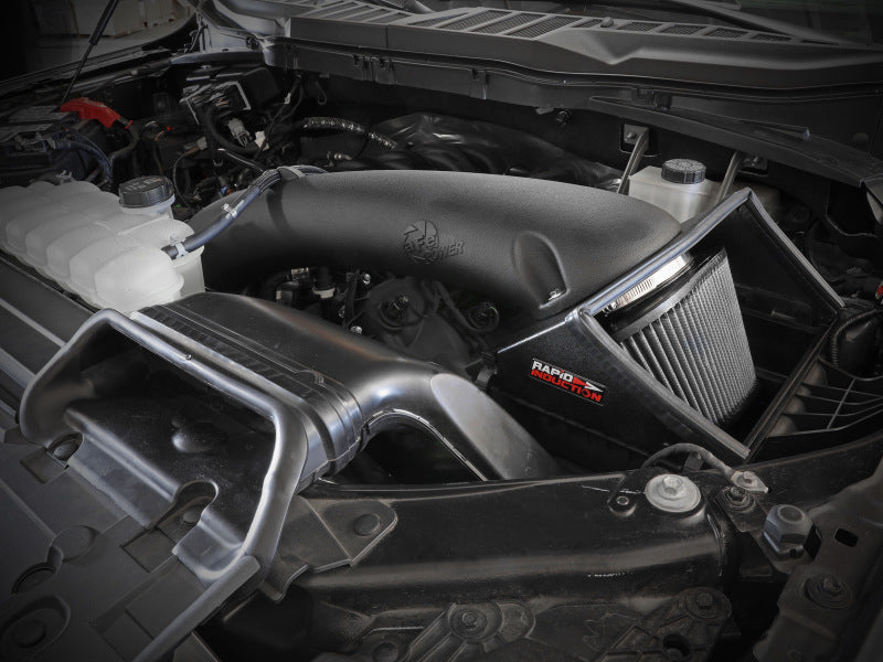 aFe Rapid Induction Cold Air Intake System w/Pro DRY S Filter 2021+ Ford F-150 V8-5.0L Secondary image