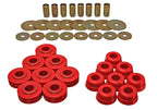 Energy Suspension Nissan/Datsun Red Body Mount Set parts for offroad performance upgrades