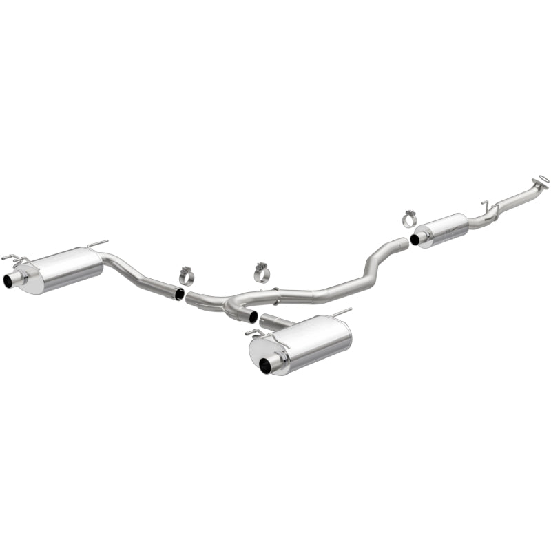 MagnaFlow CatBack 2018 Honda Accord L4 2.0LGAS 2.5in Dual Outlet Stainless Street Series Exhaust Main image