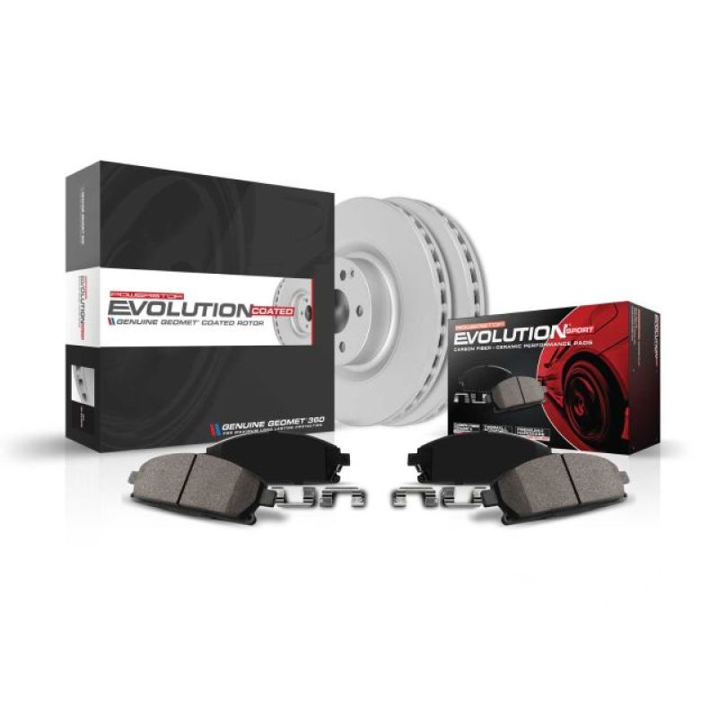 Power Stop 99-04 Land Rover Discovery Front Z23 Evolution Sport Coated Brake Kit Secondary image