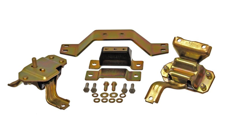 Energy Suspension 99-04 Ford Mustang 4.6L V8 Black Motor & Transmission Mount Set - Offroad performance upgrades and drivetrain components.