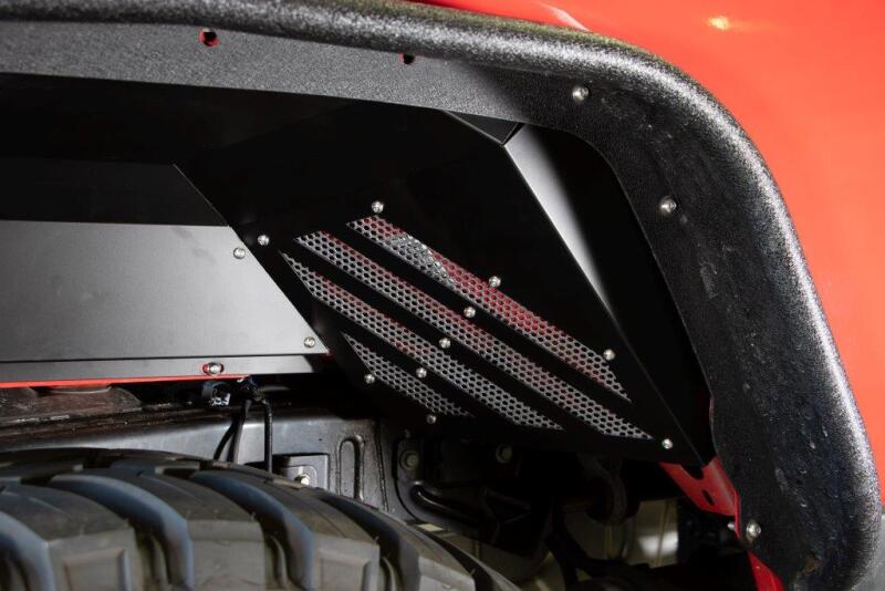 Fishbone Offroad 2020+ JT Gladiator Rear - Black Aluminum Inner Fenders Secondary image