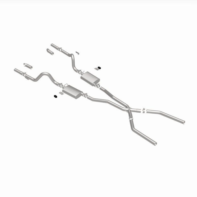 MagnaFlow SYS C/B 67-70 Mustang 2.50inch w/Tru-X exhaust system parts