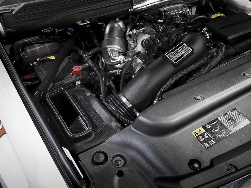 aFe Quantum Pro DRY S Cold Air Intake System 17-18 GM/Chevy Duramax V8-6.6L L5P - Dry Secondary image