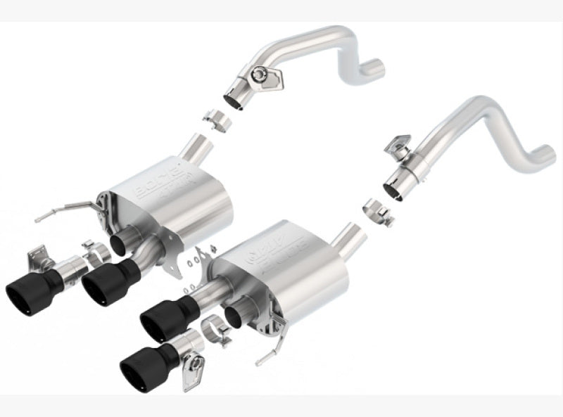 Borla 14-18 C7 Corvette Stingray Axle-Back ATAK Exhaust 2.75in To Muffler Dual 2.75in Out 4.25in Tip Secondary image