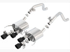 Borla 14-18 C7 Corvette Stingray Axle-Back ATAK Exhaust 2.75in To Muffler Dual 2.75in Out 4.25in Tip installation components