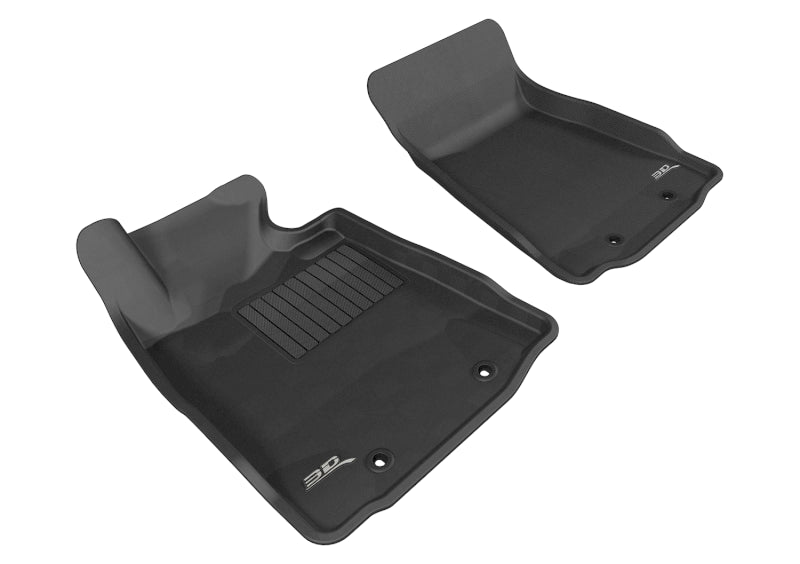 3D MAXpider 2009-2019 Nissan 370Z Kagu 1st Row Floormat - Black Main image