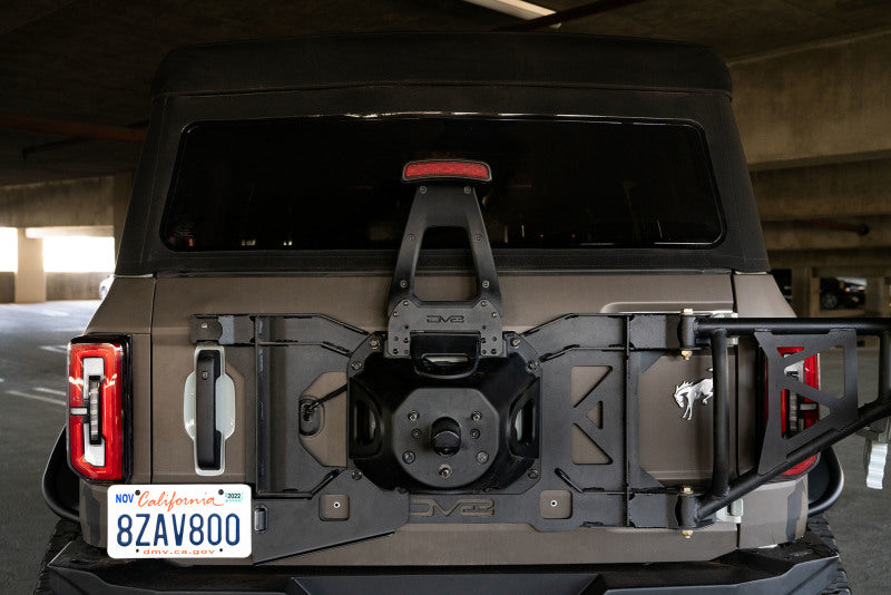 DV8 21-22 Ford Bronco 3rd Brake Light Extension Bracket mounted