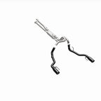 MagnaFlow SYS Cat-Back 2017 Ford F-150 Raptor 3.5L Dual Black Coated 3in Tips exhaust system for offroad truck performance.