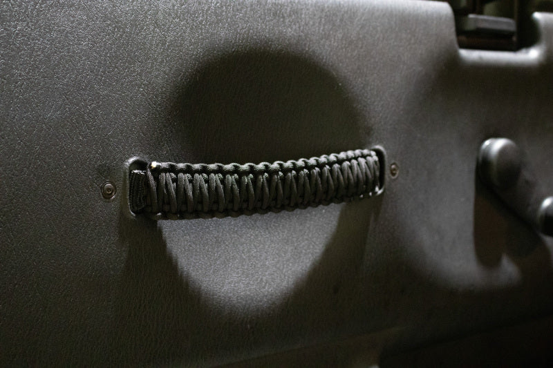 Fishbone Offroad 97-06 Jeep Wrangler Paracord Door Handles - Black Secondary image
