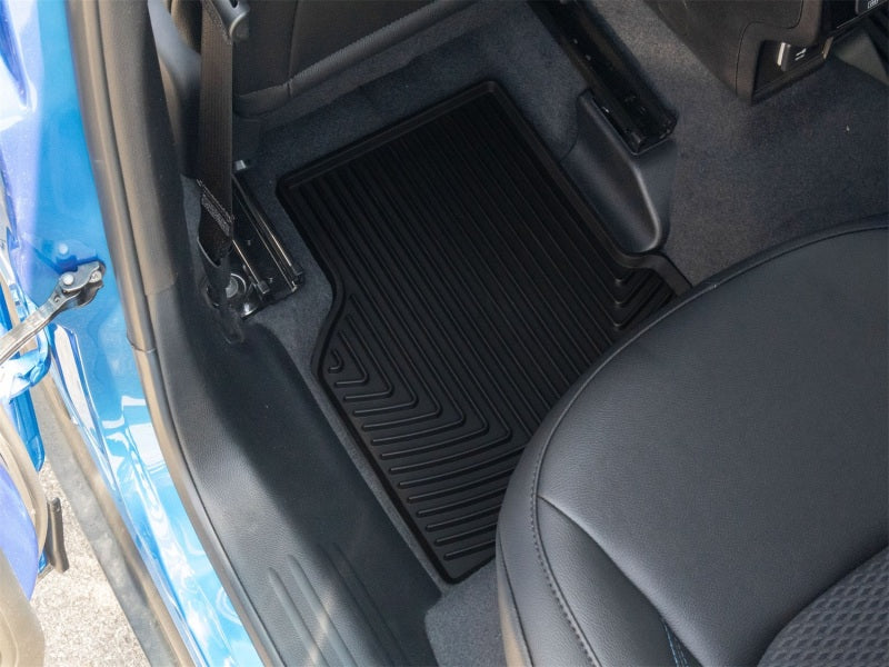 WeatherTech 17-26 Jeep Compass 2nd Row Rear All-Weather Floor Mats - Black Secondary image
