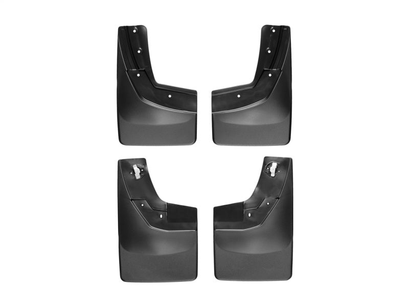 WeatherTech 14+ Chevrolet Silverado No Drill Mudflaps - Black Secondary image