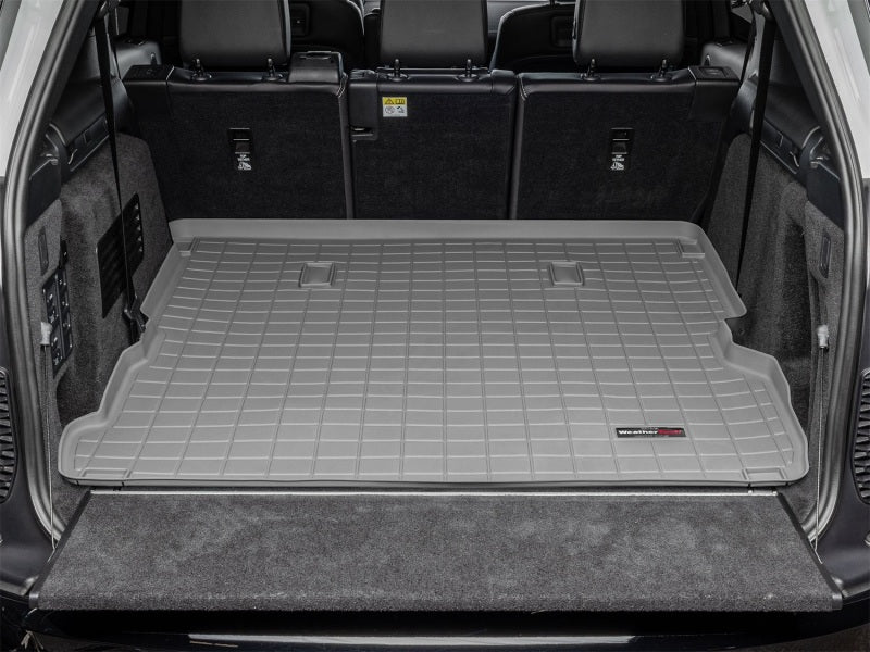 WeatherTech 2017+ Land Rover Discovery Cargo Liners - Grey (w/ 4 Zone Climate Control) Secondary image