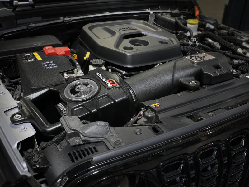 aFe Momentum Sealed Intake w/ Pro DRY S Jeep Wrangler 4xe (JL) 24-25 L4-2.0L (t) Hybrid Secondary image